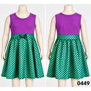 The Two Princesses Mermaid Dress Girls Sz 150 (10-12) Costume Cosplay -0449